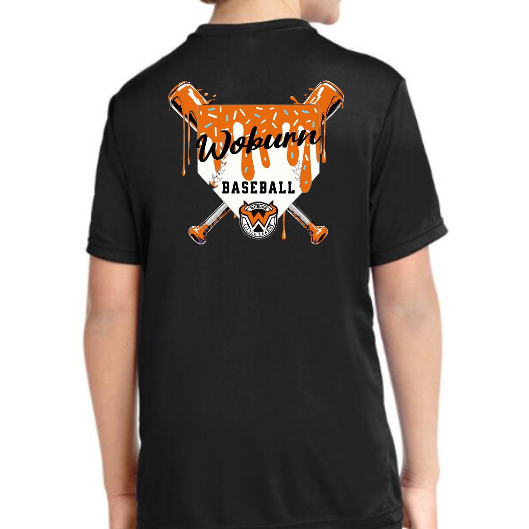 Woburn Baseball Drip Performance Tee