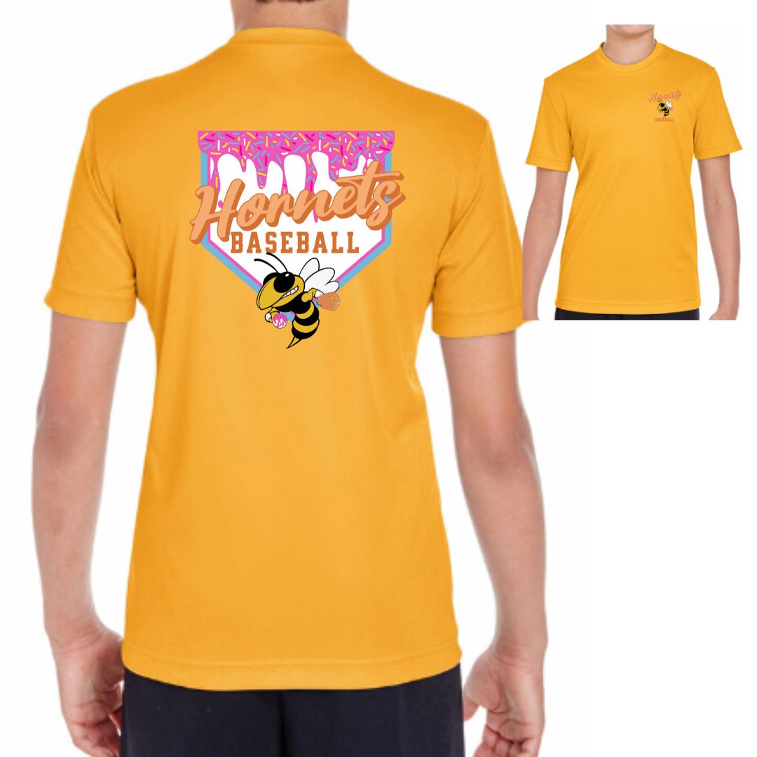 Hornets Baseball Drip Performance Tee