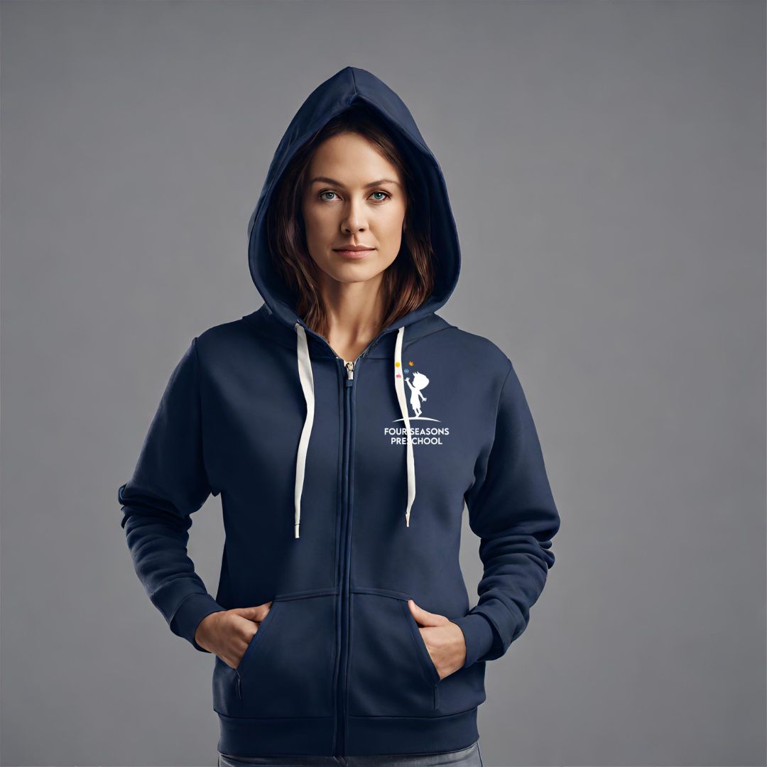 Zip Up Hooded Sweatshirt