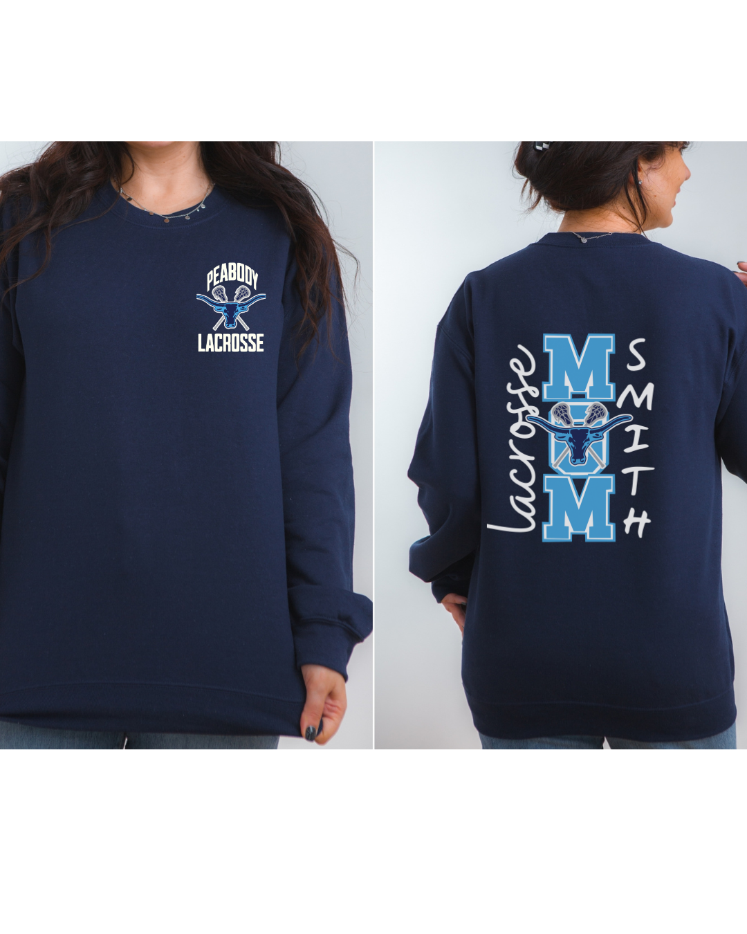 Peabody Lacrosse Mom Crewneck