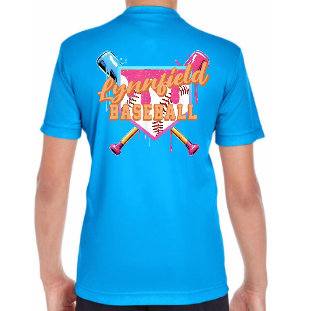 Lynnfield Baseball Drip Performance Tee
