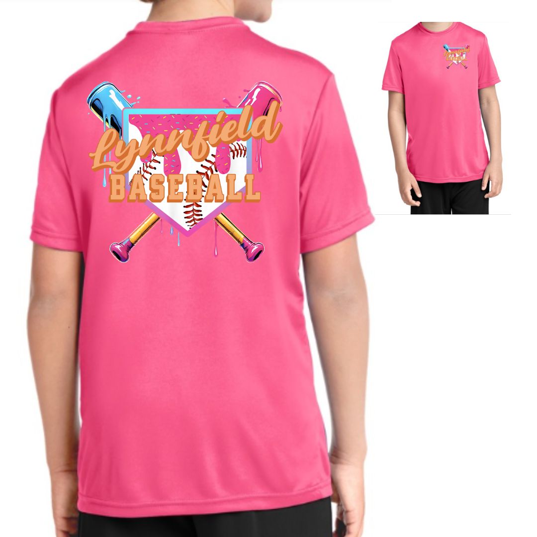 Lynnfield Baseball Drip Performance Tee