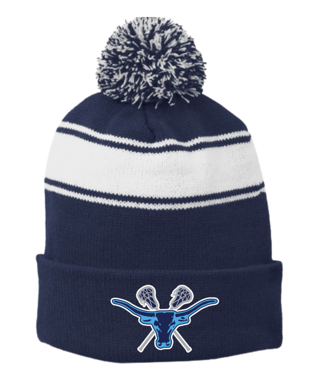 Peabody Lacrosse Pom Pom Beanie