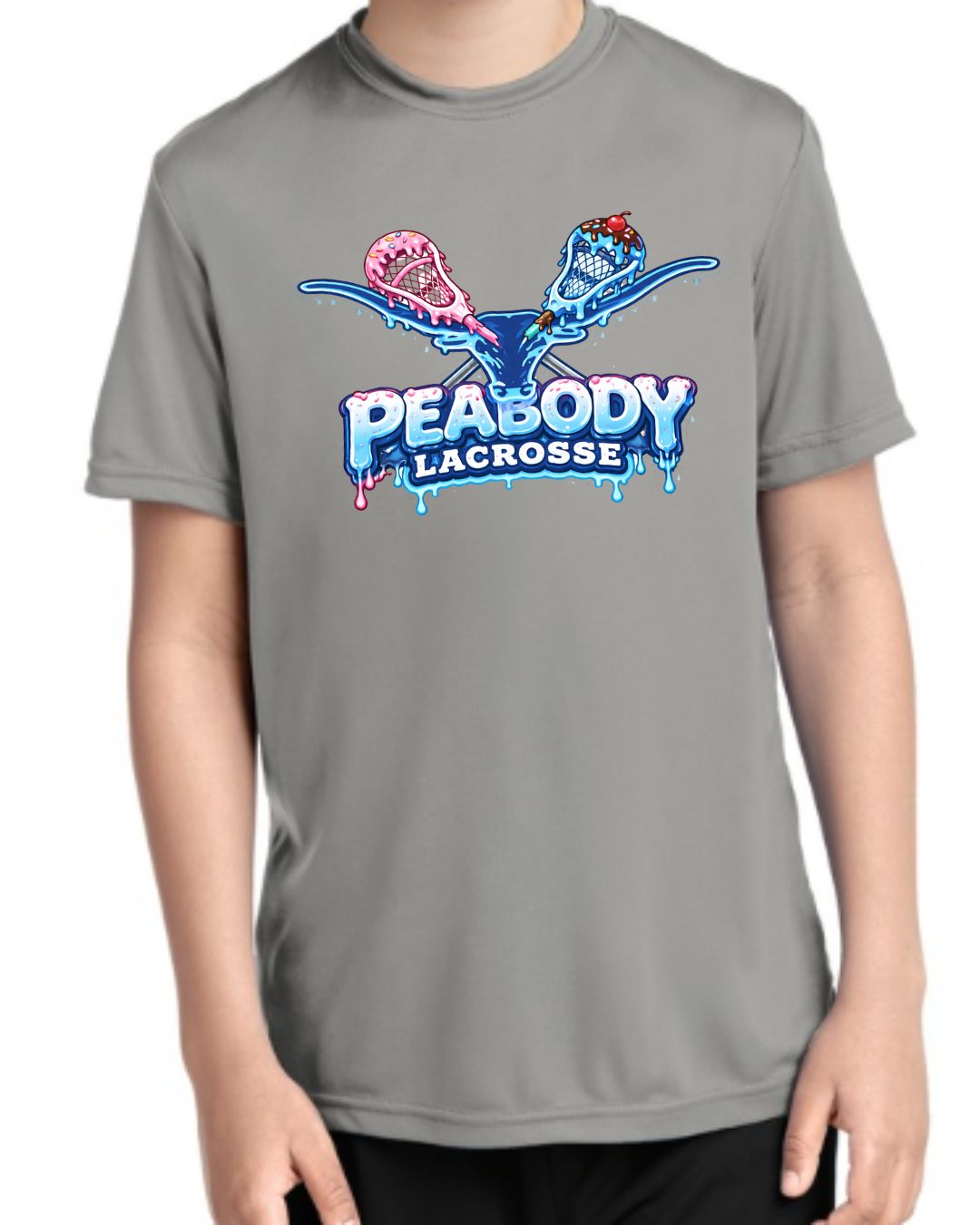 Peabody Lacrosse Drip Performance Blend Tee