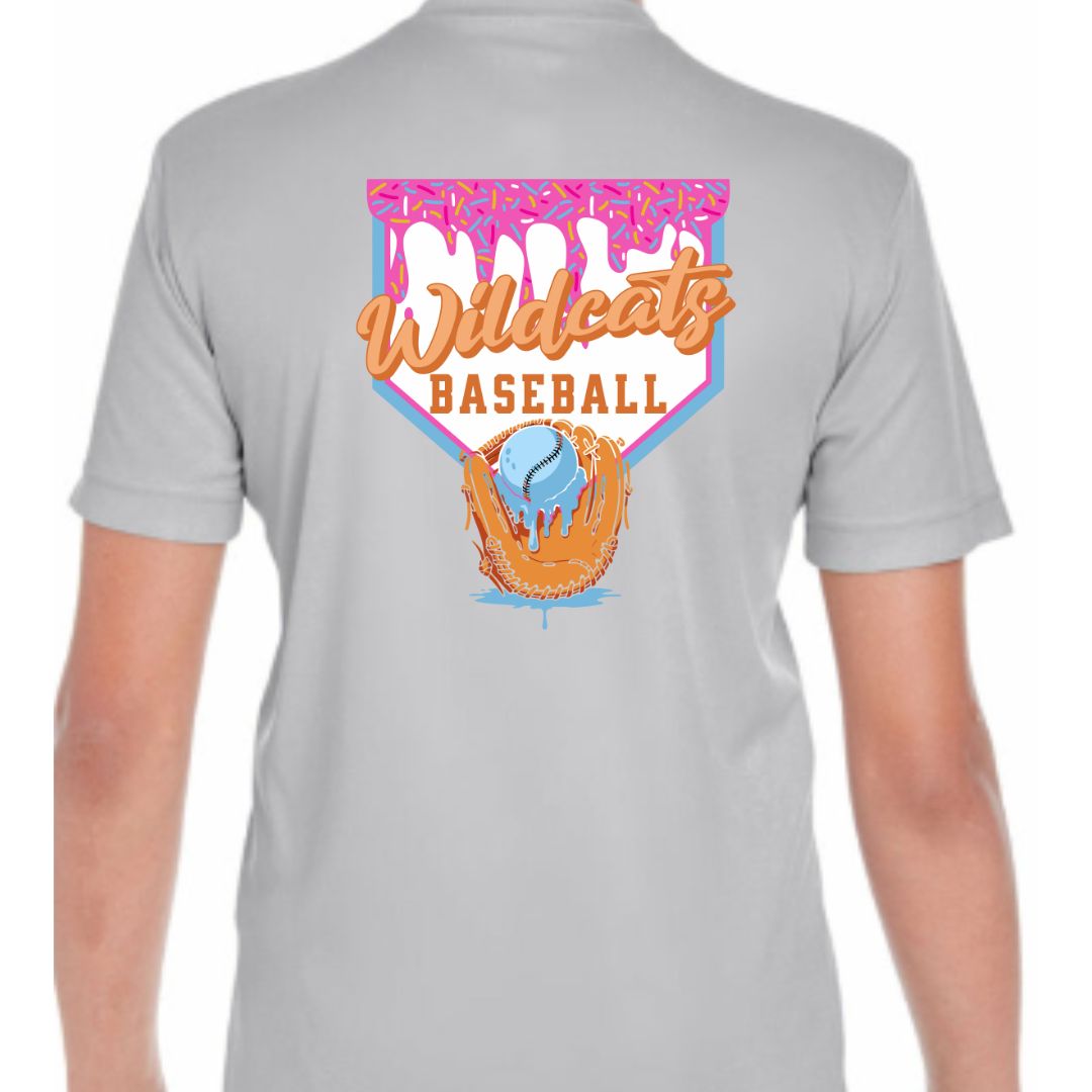 Wilmington Baseball Drip Performance Tee