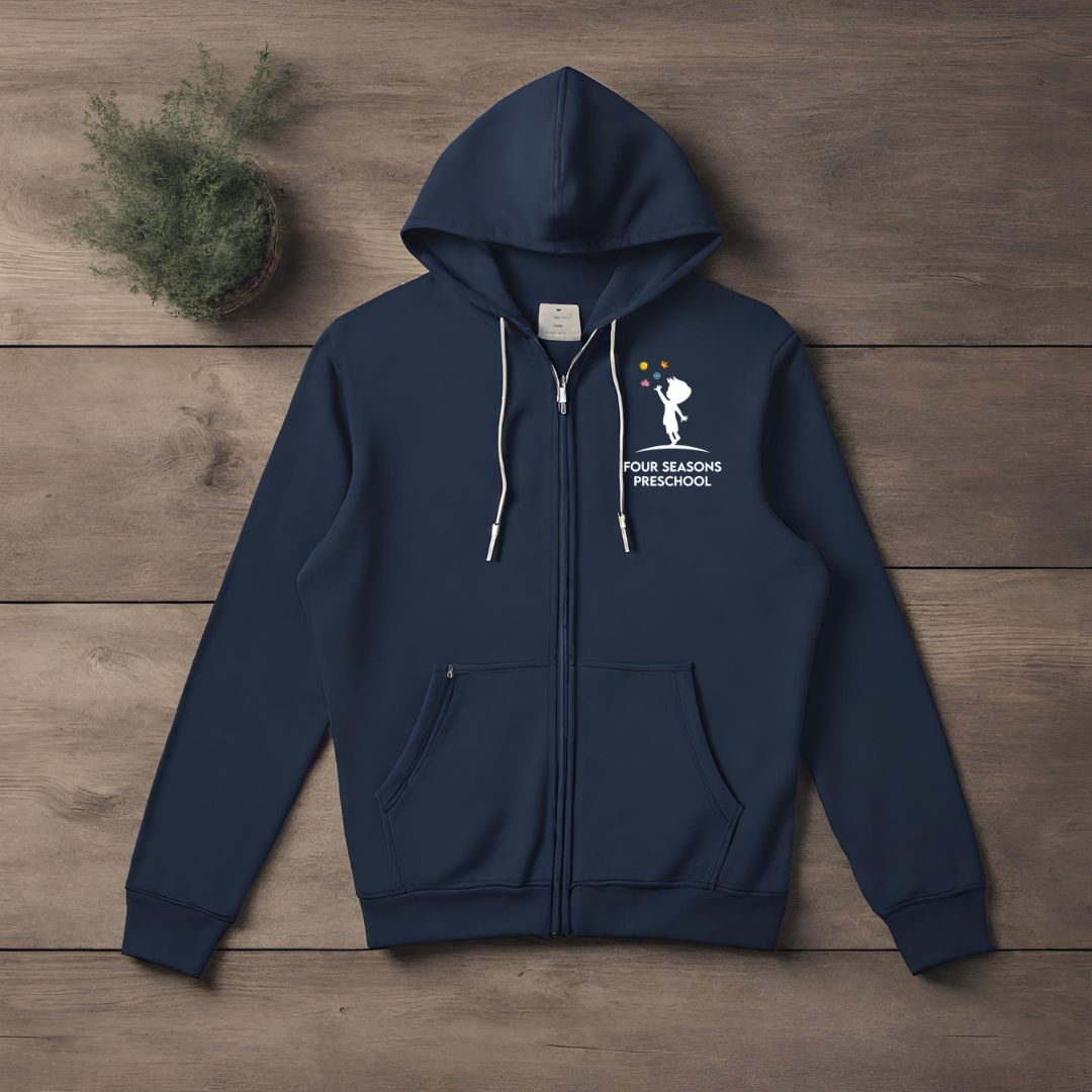 Personalized Zip Up Hooded Sweatshirt
