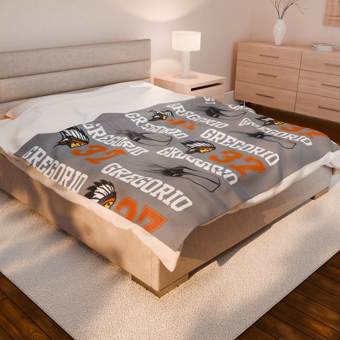 Mass Bay Chiefs Custom Blanket