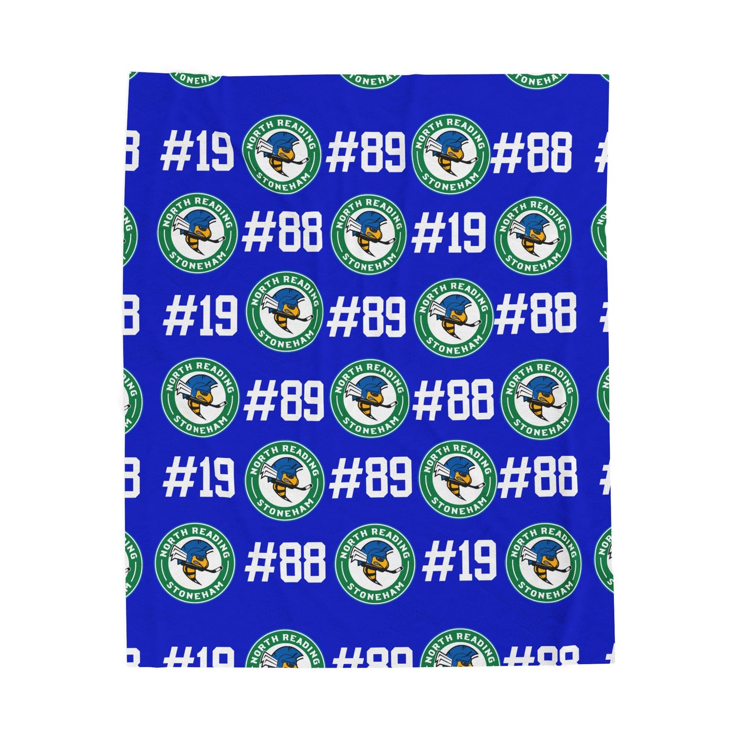 North Reading Stoneham with Family Name Blanket