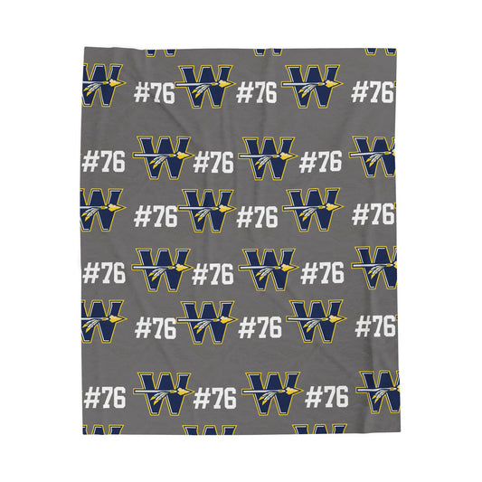 Valley Jr. Warriors Custom Blanket
