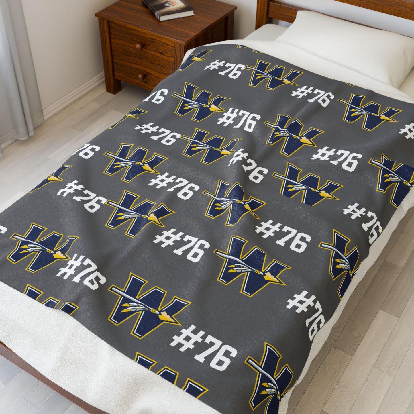 Valley Jr. Warriors Custom Blanket