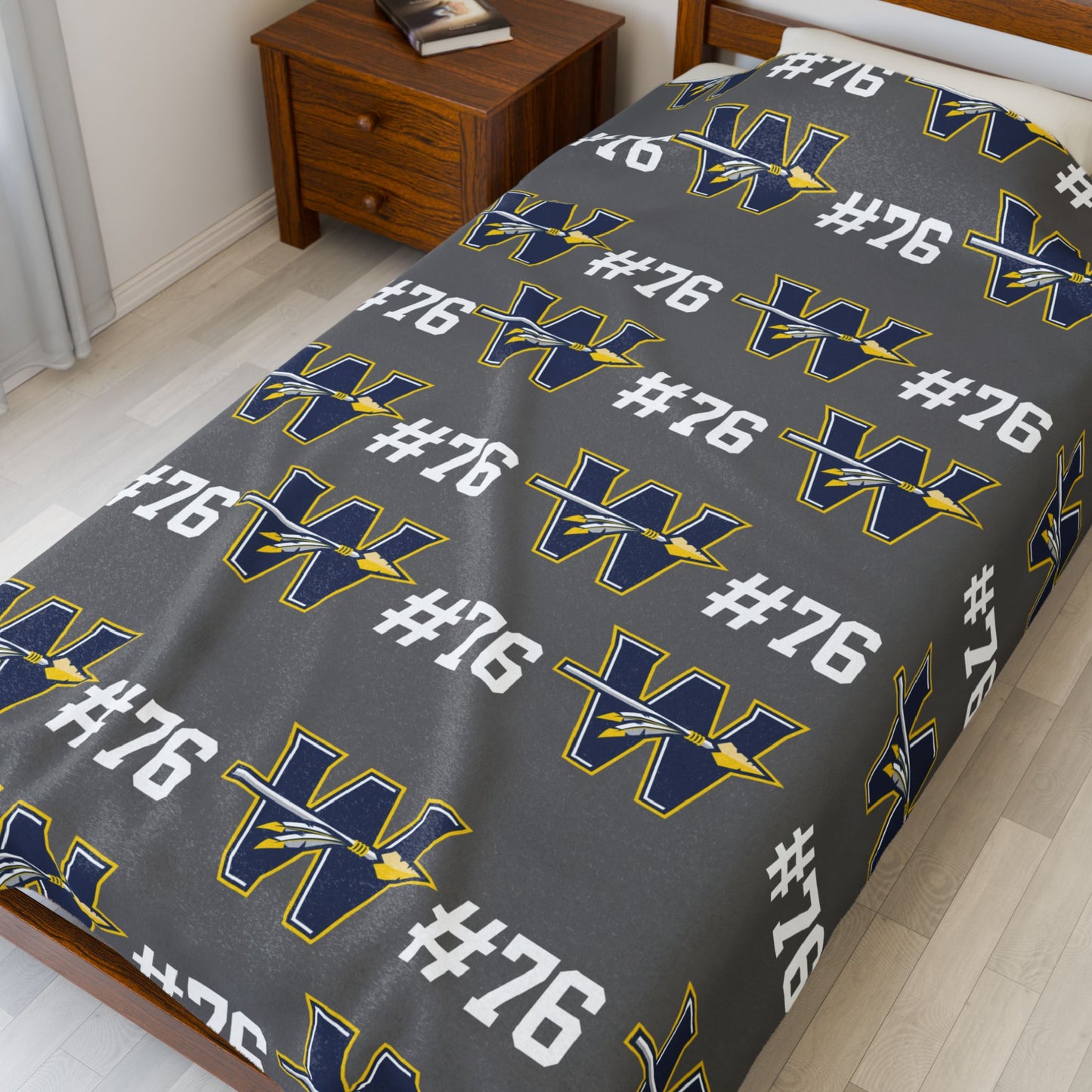 Valley Jr. Warriors Custom Blanket