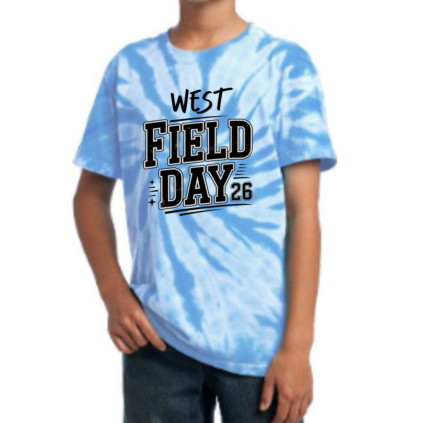 Tie Dye Field Day Cotton Tee