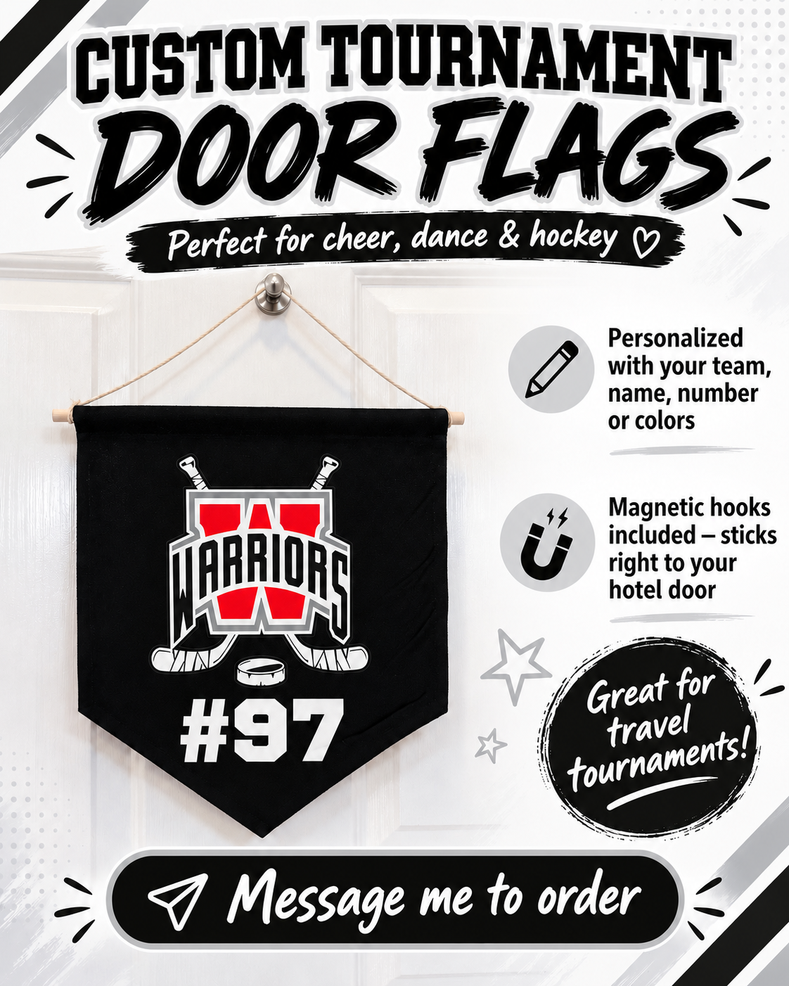 Custom Door Flags