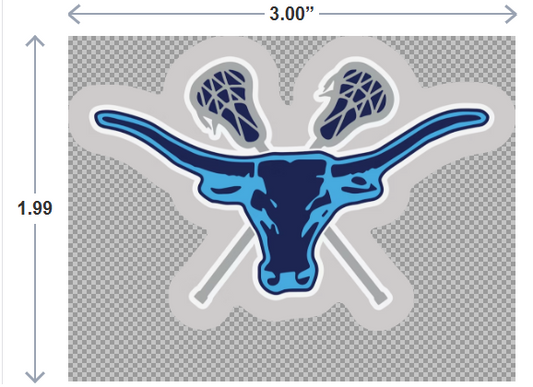 Peabody Lacrosse Stickers
