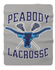 Peabody Lacrosse Sherpa Blanket