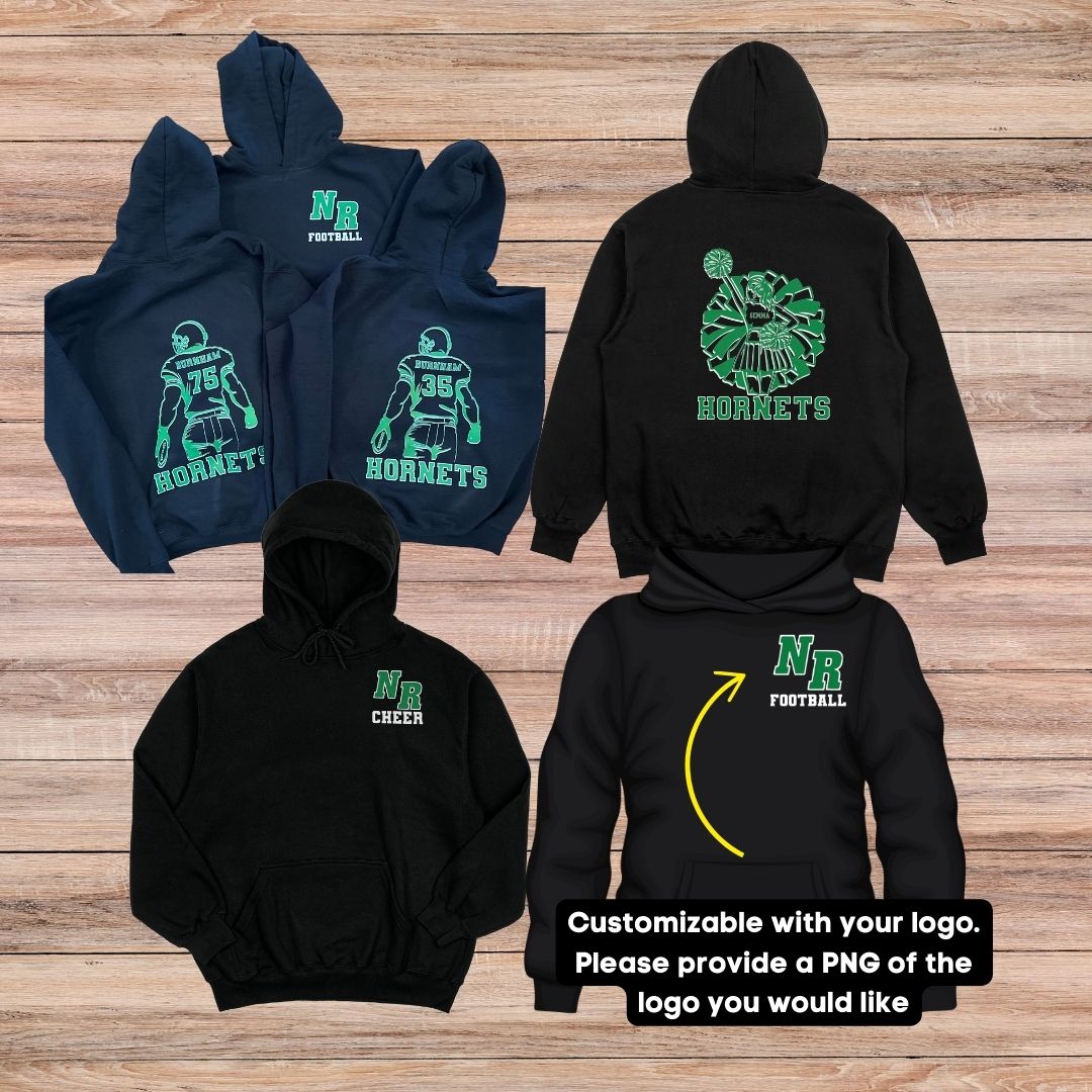 Custom Football and Cheer Hoodies