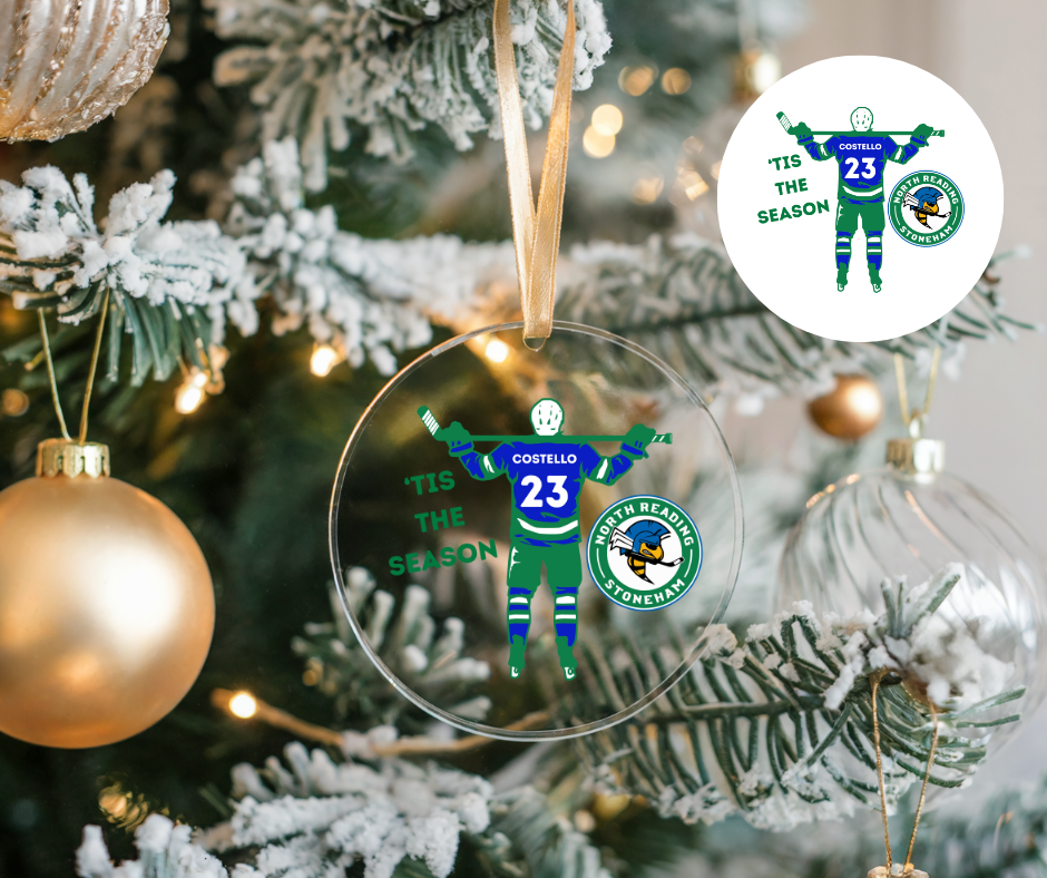 Custom Hockey Ornament