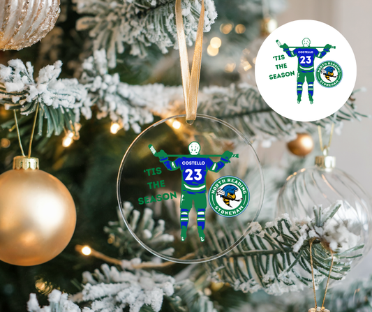 Custom Hockey Ornament