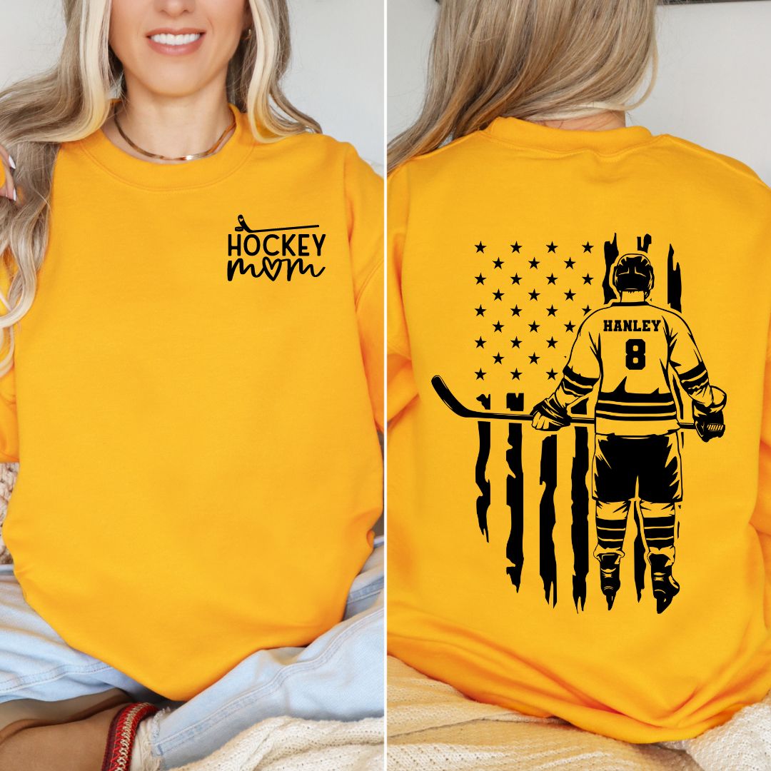 Hockey Mom Crewneck Sweatshirt