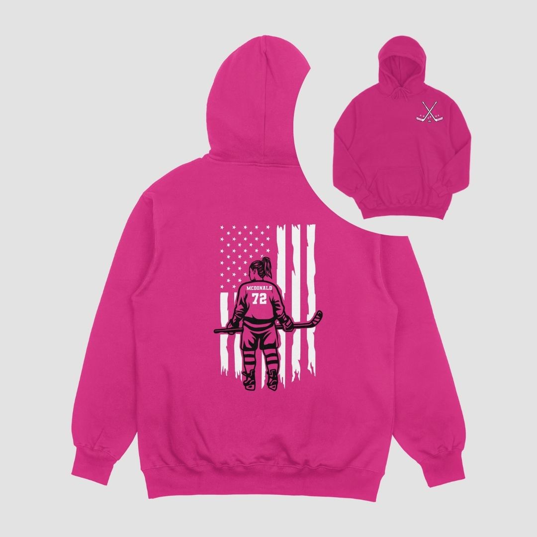 Girls Custom Hockey Hoodies