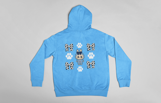 Labubu Wildcats Soccer Zip Up Hoodie