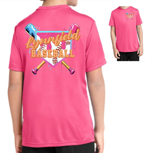 Lynnfield Baseball Drip Performance Tee