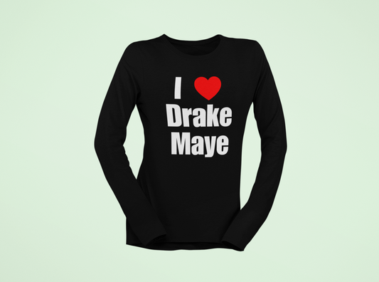 I <3 Drake Maye Long Sleeve Tee