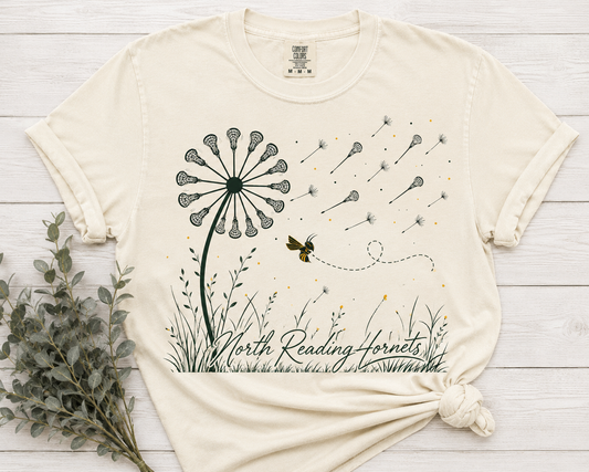 North Reading Lacrosse Dandelion Tee