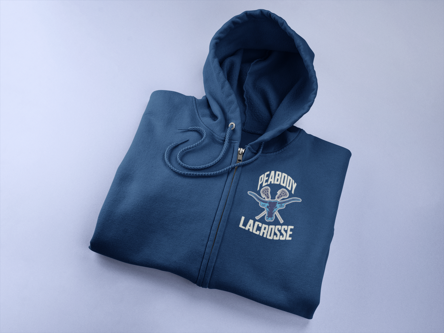 Peabody Lacrosse Full Zip Hoodie