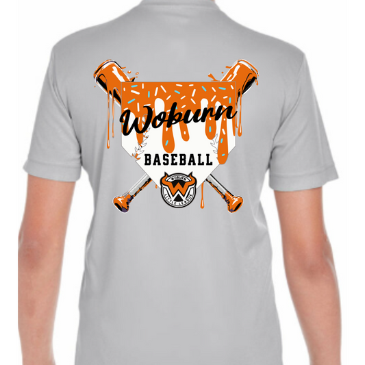 Woburn Baseball Drip Performance Tee