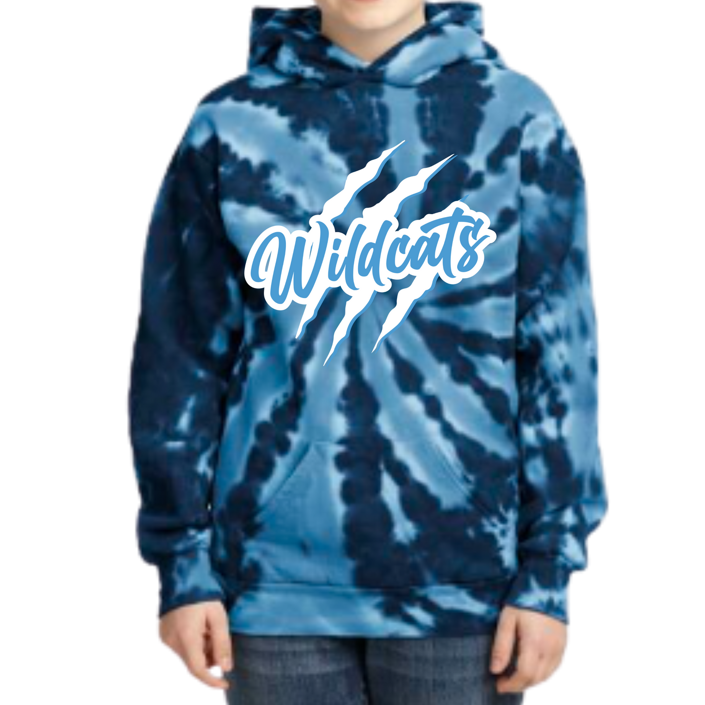 Wildcats Tie Dye Hoodie