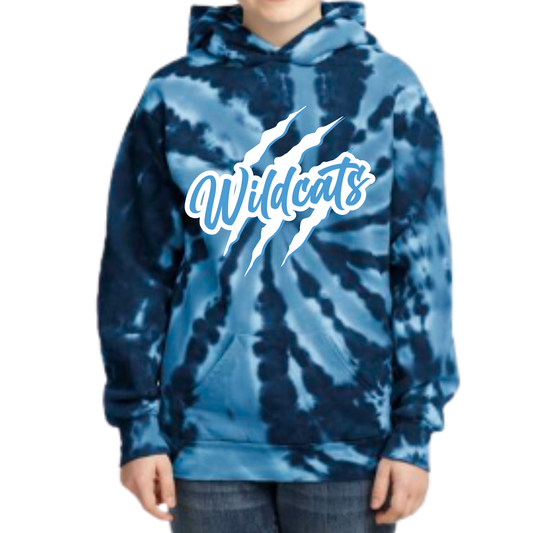 Wildcats Tie Dye Hoodie