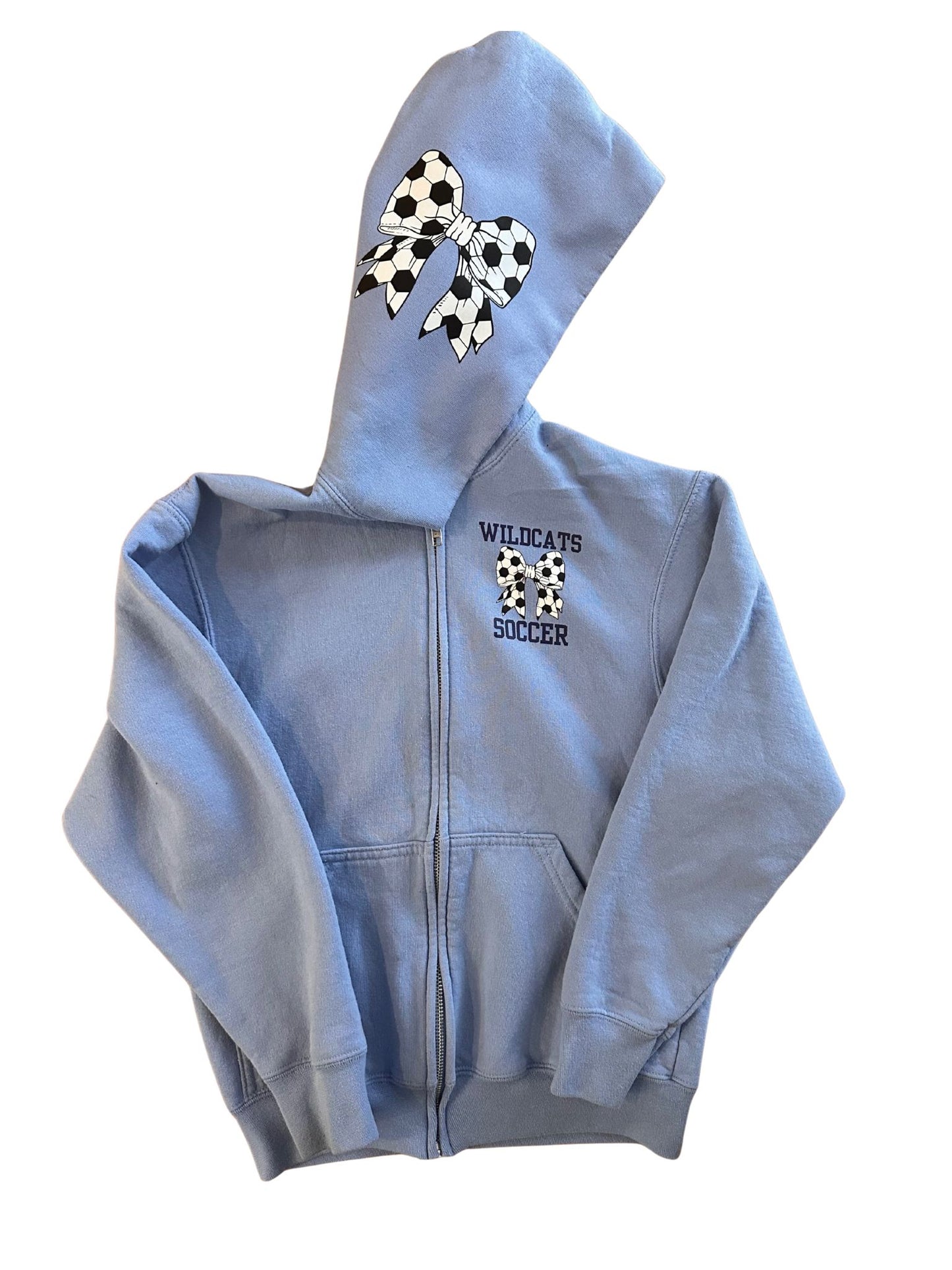 Labubu Wildcats Soccer Zip Up Hoodie